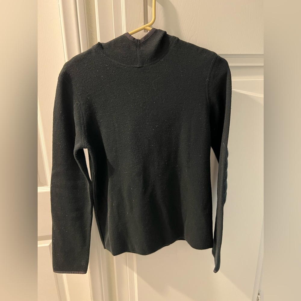 Fire and Ice Black Sweater with Hood